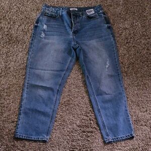 Kensie Women's High Rise Jeans - Blue